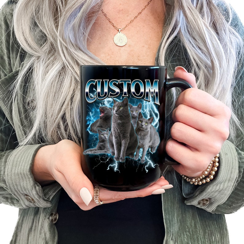 Custom Pet Mug Using Pet Photo + Name Custom Dog Mom Mug Personalized Pet Mugs Personalized Cat Dad Mug New Dog Mug, Pet Gift
