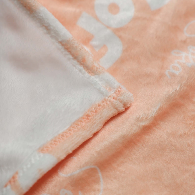 Custom Blanket your photo & music favorite song, Personalized Photo Blanket, Picture Blanket, Minky Blanket Wedding Gift, Couples Gift