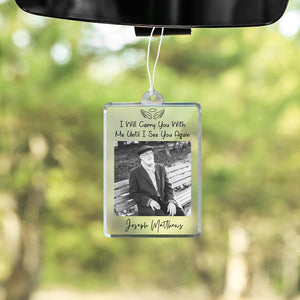 Personalized Memorial Gifts for Her, Photo Ornament Gift For Loss Of, Remembrance Gift