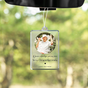 Personalized Memorial Gifts for Her, Photo Ornament Gift For Loss Of, Remembrance Gift