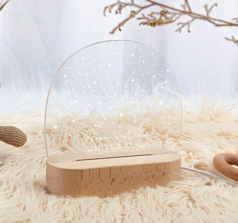 Custom Star Map by Date,Valentine's Day Gift,Anniversary Gift,Starry Night Save the Date,Constellation Map by Date,Star Location,Couple Gift