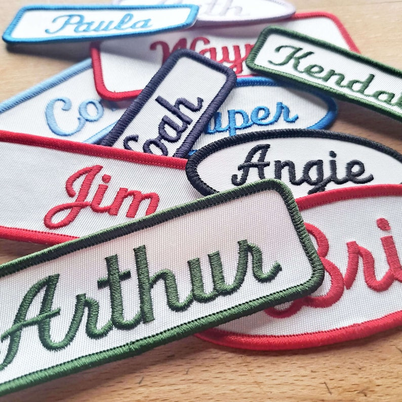 Custom Vintage-Styled Patch For Your Uniform, Shirt, Apron, Coveralls, Backpack, Jacket, Vest Or Dog Harness
