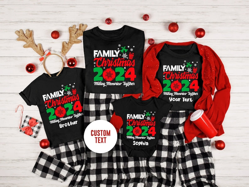 Family Christmas 2024 Making Memories Together Shirts, Christmas Family Shirt, Christmas Group Shirt, Christmas Gifts