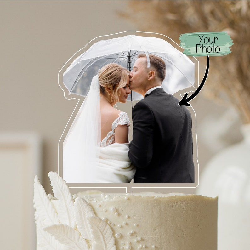 Custom Printed Cake Topper, Photo Cake Topper, Acrylic Cake Topper, Printed Topper, Wedding Cake Topper, Birthday Cake Topper, Logo Topper
