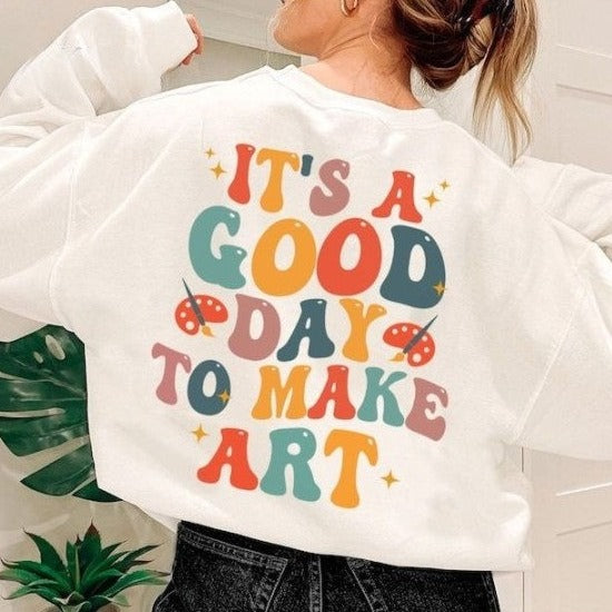 It's A Good Day To Make Art Shirt, Custom Art Teacher Shirt, Art Teacher Gift, Art Teacher Gift, Teacher Appreciation Gif