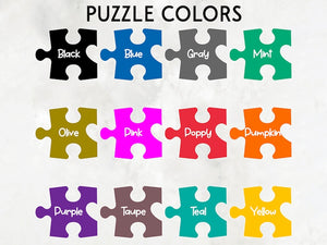 Puzzle Name Sign for Couples Christmas, Romantic Gift for Him Her, Personalized Love Keepsake, Couple Home Decor, Custom Gifts for Couples