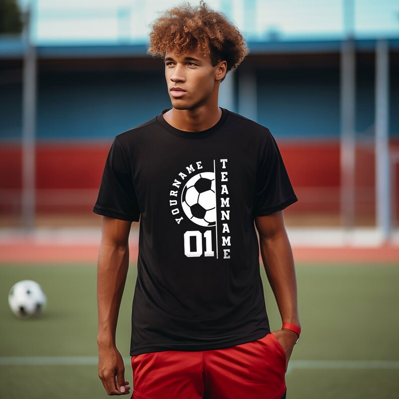 Custom Dad Soccer Shirt, Personalized Soccer Gifts, Soccer Mom Dad Shirt, Soccer Team Gifts, Player Name TShirt, Matching Soccer Shirts