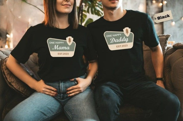 One Happy Camper T-Shirt, Camping 1st Birthday Outfit, One Happy Camper Matching Family Tees, First Birthday Shirt, Camp Mommy And Me Shirts