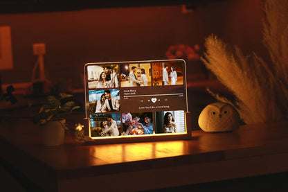 Personalized Song Night Light-Couple Gifts with Photo-Music Plaque-Best Gift for Her-Valentines Day Gift-Gift for Boyfriend-Girlfriend Gifts