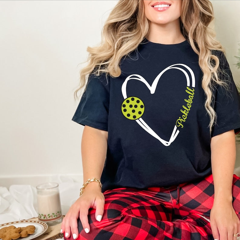 Pickleball Heart Shirt
