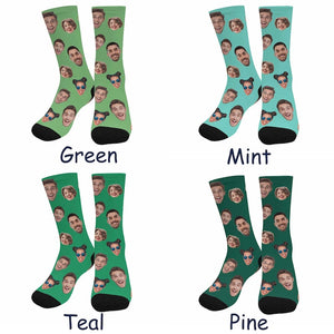 Personalized Socks for Dad, Custom Face Socks, Customized Socks with Photo, Dad Face on Socks, Photo Socks, Custom Father's Day Gift for Dad