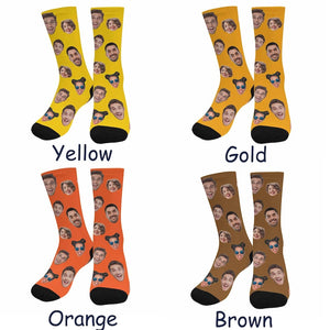 Personalized Socks for Dad, Custom Face Socks, Customized Socks with Photo, Dad Face on Socks, Photo Socks, Custom Father's Day Gift for Dad