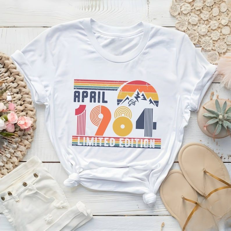 40th Birthday Retro Shirt, 1985 Birthday Sweatshirt Gift, 40 Years Bday Number Hoodie for Women / Men, Forties Bday Tee For Wife Or Husband