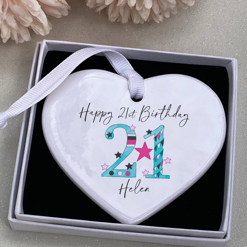 21st Birthday Gift, personalised keepsake, Bunting 21st birthday, 21st Birthday gift, 21st Birthday keepsake, 21st, 21st Gift for her