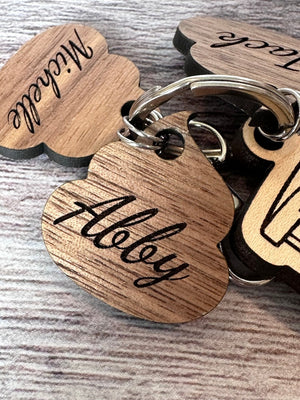 Personalized Joke Fathers Gift Funny Daddy's Little Shits Gift Keychain Poop Charm from Kids Gift for Dad Gift for Mom