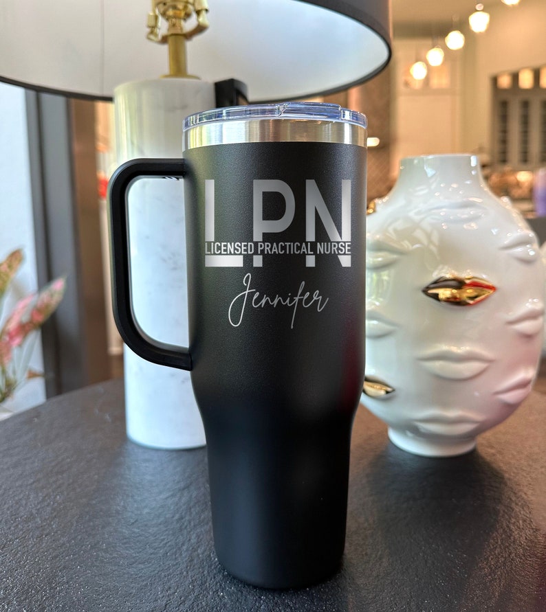 Personalized Nurse 40OZ Tumbler, Medical Tumbler, Nurse Gift, Nursing Student, RN LPN, Nurse Graduate, Doctor Gift, Nurse Appreciation Gift