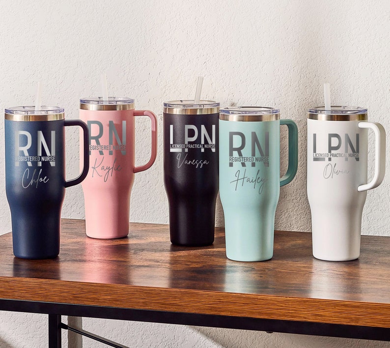 Personalized Nurse 40OZ Tumbler, Medical Tumbler, Nurse Gift, Nursing Student, RN LPN, Nurse Graduate, Doctor Gift, Nurse Appreciation Gift
