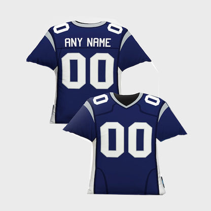 Custom Football Jersey Pillow Customized Football Uniform Pillows Case, Pillow Home Decorations Christmas Gift For Sport Lovers