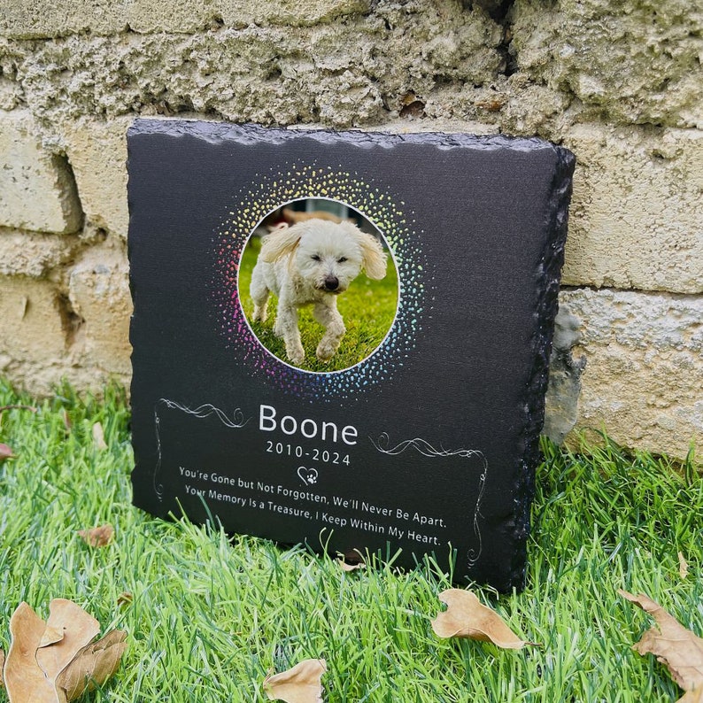 Pet Memorial Stone, Dog Memorial Stone, Personalized Pet Memorial Gift, Dog Memorial Gift, Granite Stone, Pet Grave Stone, Pet Loss Gift