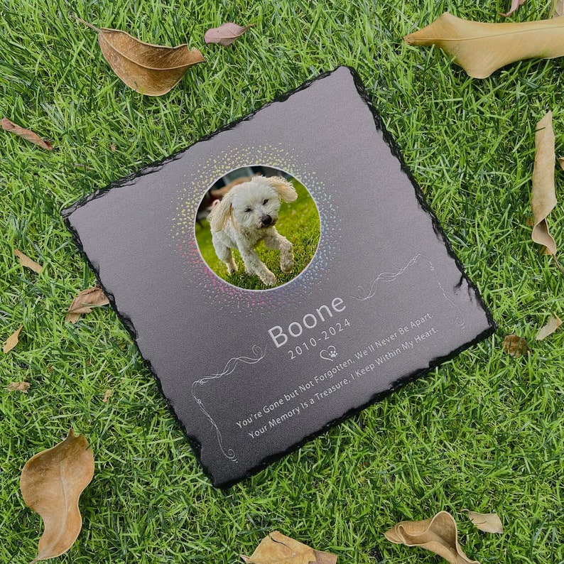 Pet Memorial Stone, Dog Memorial Stone, Personalized Pet Memorial Gift, Dog Memorial Gift, Granite Stone, Pet Grave Stone, Pet Loss Gift