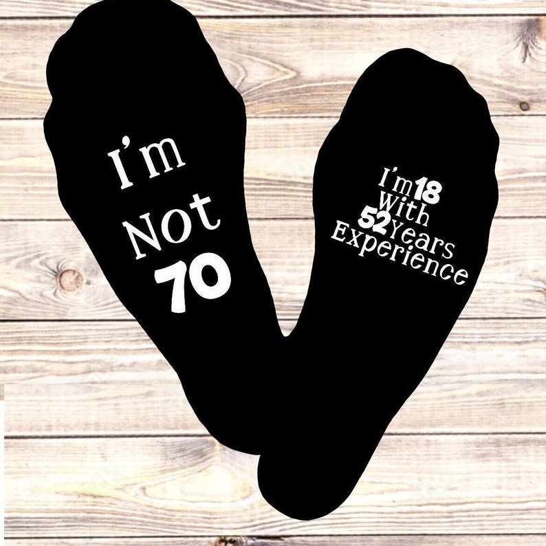 80th Birthday Socks, Gift For Dad, Mum, Grandad, Grandpa, Grandma, Novelty Gift For Men, For Women, Socks with Words