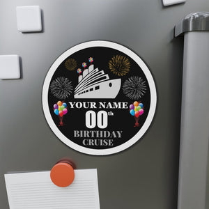 Birthday Cruise Door Magnet, Custom Birthday Cruise Door Magnets, Personalized Birthday Cruise Magnet, Cruise Decorations, Cruise Magnets