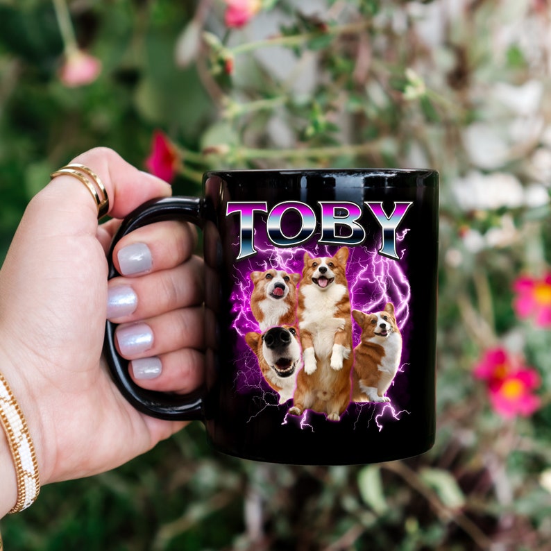 Custom Pet Mug Using Pet Photo + Name Custom Dog Mom Mug Personalized Pet Mugs Personalized Cat Dad Mug New Dog Mug, Pet Gift