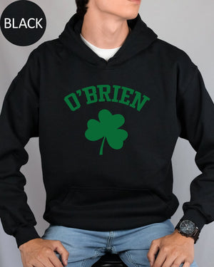 Custom Shamrock Sweater Personalized Last Name St Patrick's Day Sweatshirt Irish Drinking Hoodie Saint Patricks Day Gift Lucky Sweatshirt