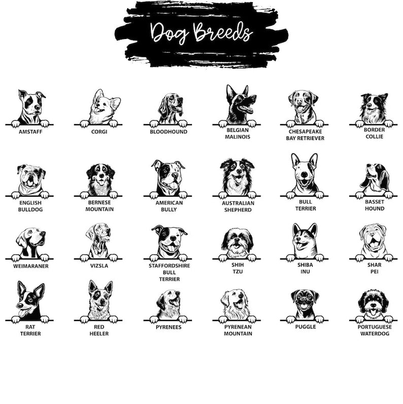 Personalized Dog Gift, Dog Welcome Mat, Unique Dog Gift, Housewarming Dog Gift, Custom Dog Breeds, Custom Name Doormat, Housewarming Dog Rug