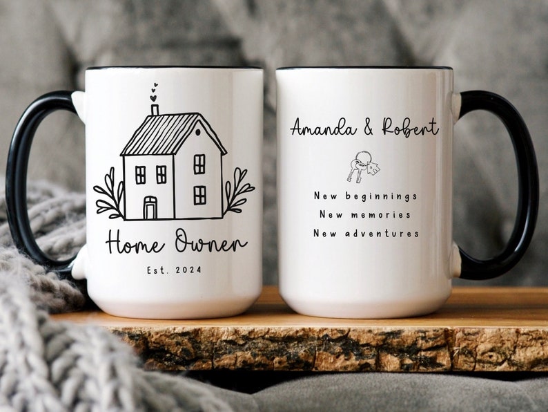 New Home Gift, Personalized New Home Mug, New Home Gift Basket, New Homeowner, New Homeowner Gifts Realtor Gift Custom Homeowner Mug Realtor