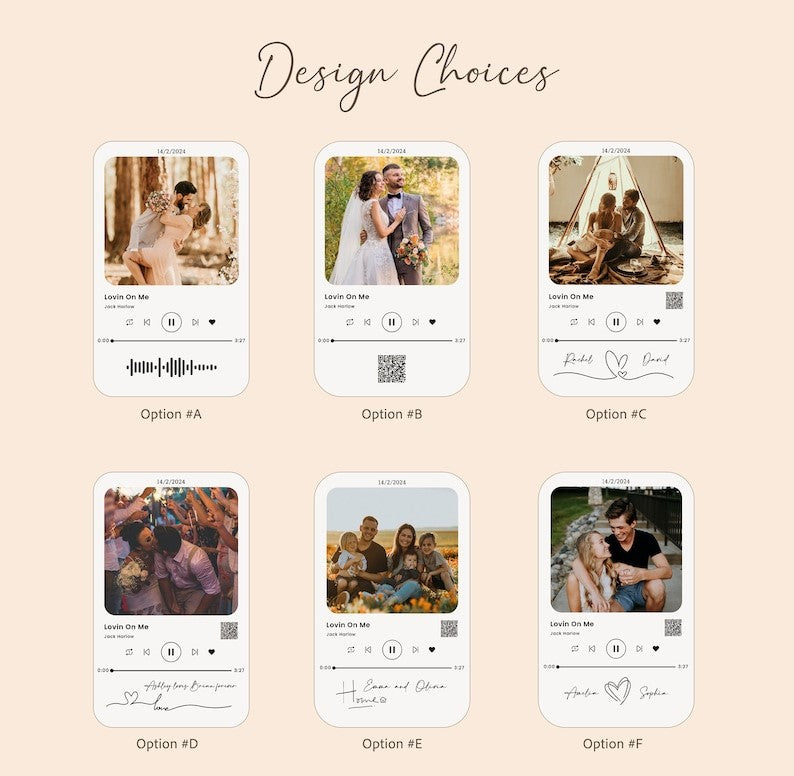 Custom acrylic music plaque, Couples Gift, unique Wedding LED plaque,acrylic plaque with photo,custom picture frames,song picture frame