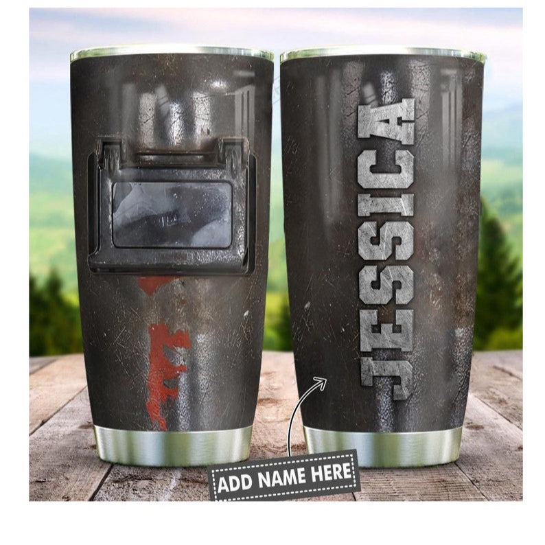 Personalized Welder Tumbler, Gifts for Welders, Torch Gift, Gifts for Mechanics, Welder Gifts For Men, Welding tumbler, Welder Dad Gift