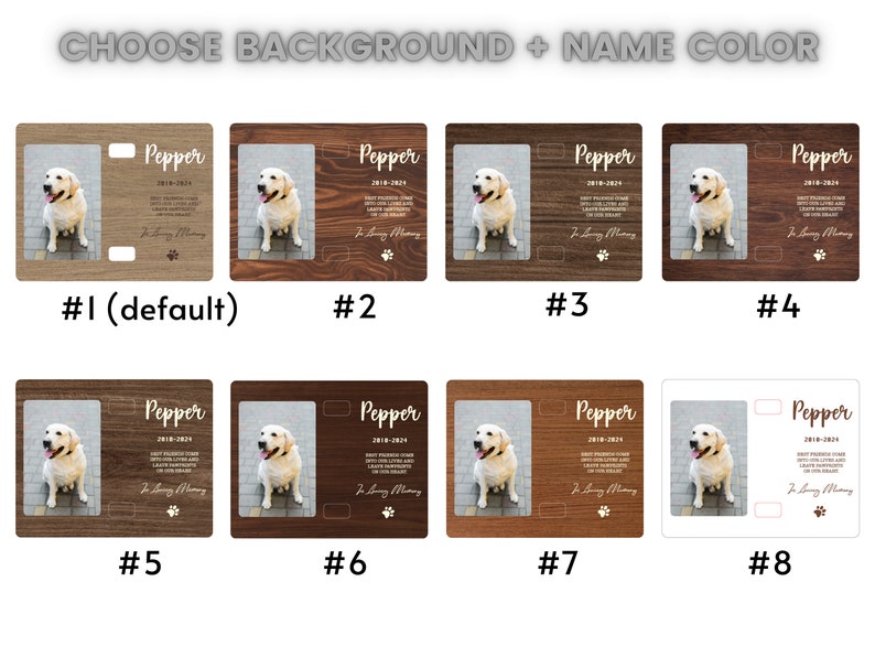 Memorial Pet Collar Sign, Dog Memorial Wood Frame With Collar Holder, Dog Memorial Gifts,Pet Loss Gifts,Pet Sympathy Gift,Pet Loss Gift