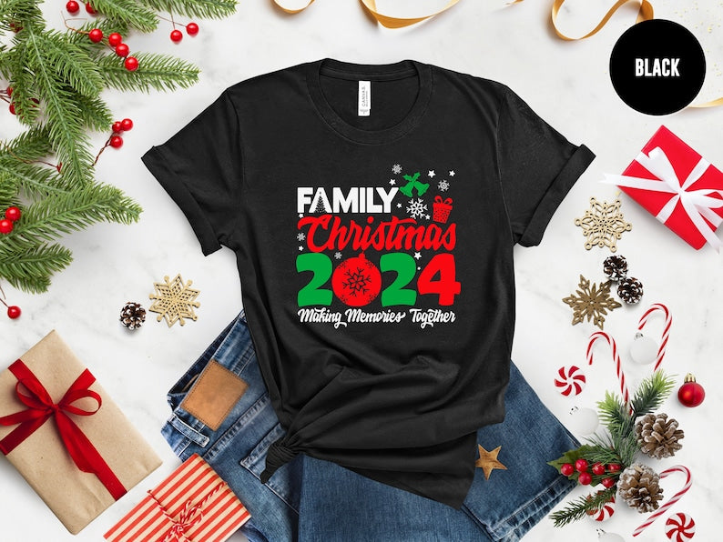 Family Christmas 2024 Making Memories Together Shirts, Christmas Family Shirt, Christmas Group Shirt, Christmas Pajamas, Christmas Gifts
