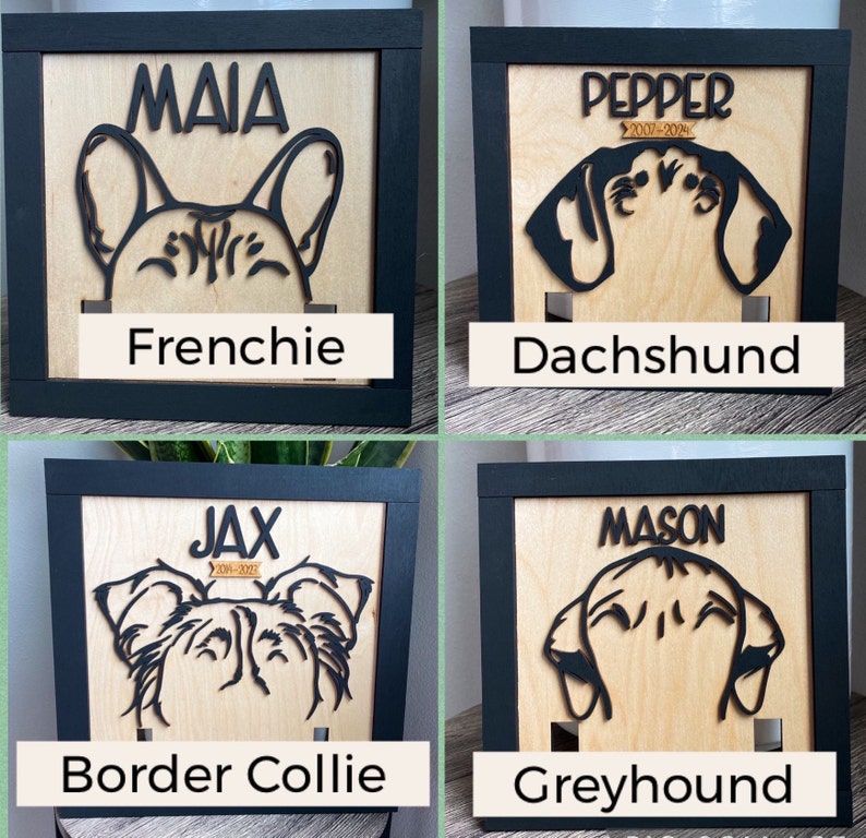 Dog Memorial Sign, Pet Memorial, Dog Remembrance, Pet Remembrance, Dog Collar Frame, Pet Collar Memorial, Memorial Pet Collar Frame