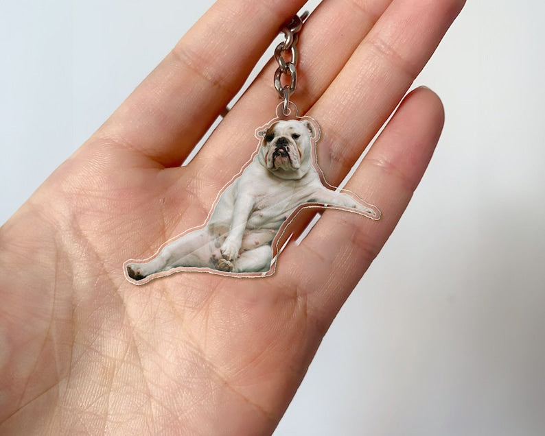 Dog Picture Keychain Custom Pet Keychain Dog Keychain Gift Custom Pet Keychain from Photo | Personalized Dog/Cat Keychain