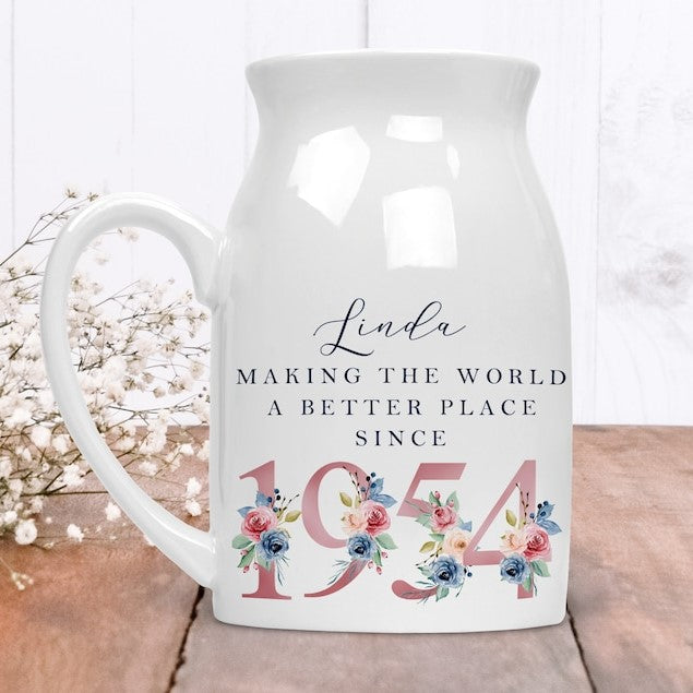 70th birthday plant pot 70th Birthday Flower Pot | Making the world a better place since 1955