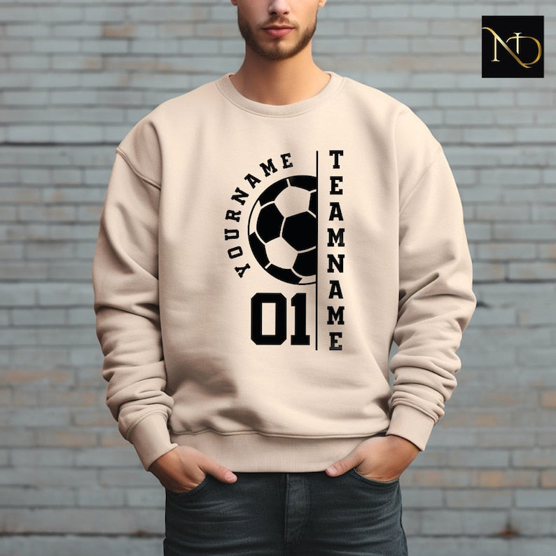 Custom Dad Soccer Shirt, Personalized Soccer Gifts, Soccer Mom Dad Shirt, Soccer Team Gifts, Player Name TShirt, Matching Soccer Shirts