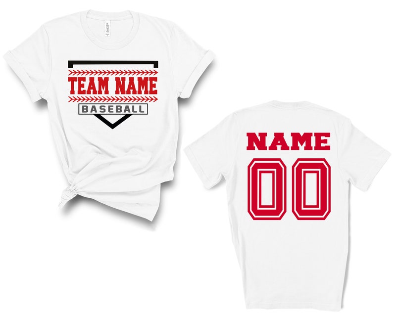 Custom Baseball Mom Shirt: Personalized Team Name & Number Tee