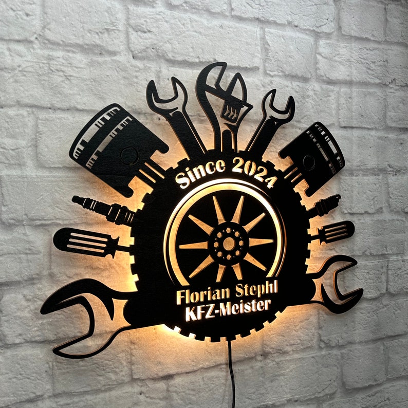 Gift for car master workshop employee wall decoration car workshop mechanic birthday anniversary car mechanic master exam