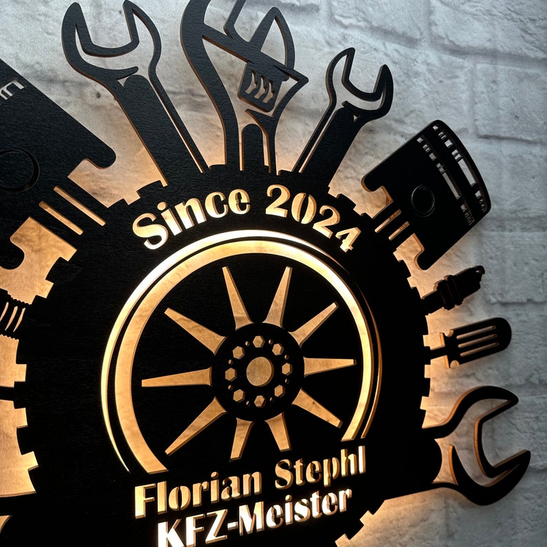 Gift for car master workshop employee wall decoration car workshop mechanic birthday anniversary car mechanic master exam