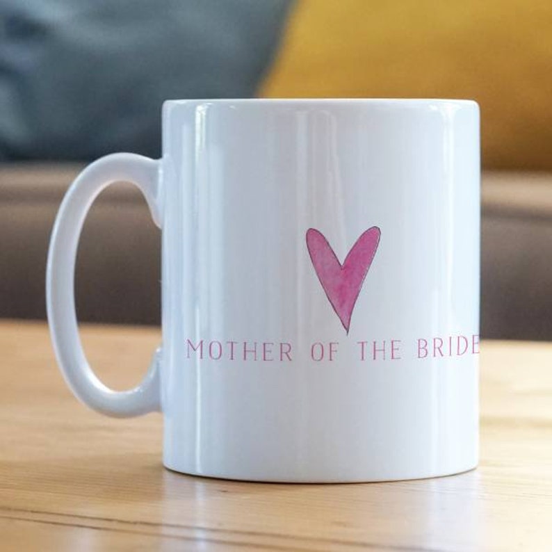 Mother/Father Of The Bride Hearts Mug