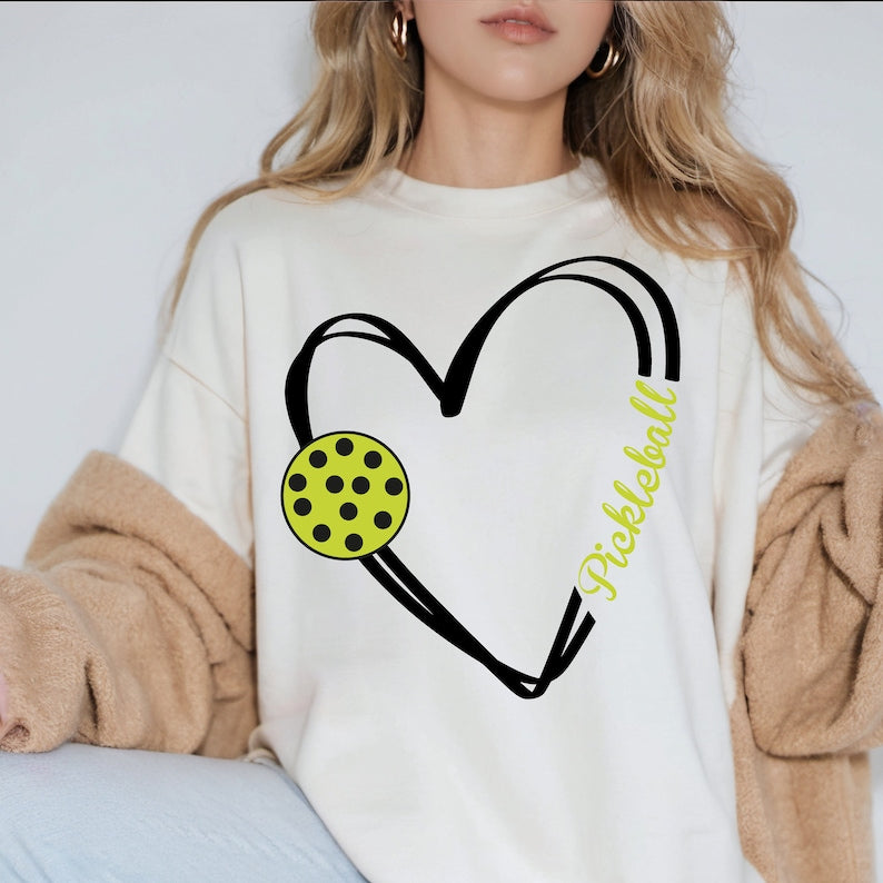 Pickleball Heart Shirt