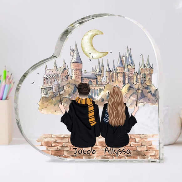 Personalized Wizard Plaque, Custom Wedding Gift For New Couple, Valentines Day Gift For Him, Her, Anniversary Gift, Harry Fans Gift Birthday