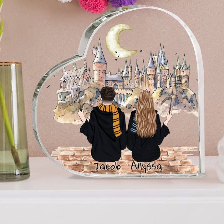 Personalized Wizard Plaque, Custom Wedding Gift For New Couple, Valentines Day Gift For Him, Her, Anniversary Gift, Harry Fans Gift Birthday