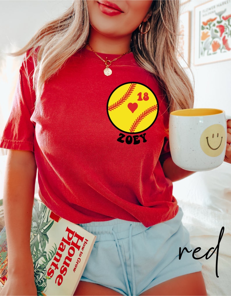 Personalized Softball Mom Shirt, Softball Mom Era Shirt, Custom Softball Mom Tee, In My Softball Era Tee