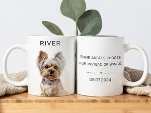 Custom Pet Mug Photo Name Memorial Gift, Sympathy Gift