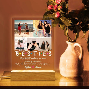 Personalized Photo LED Night Light, Besties Photo Gifts, Photo Keepsake, Photo Gifts, Personalized Gift for BFF, Birthday Gift for Friend