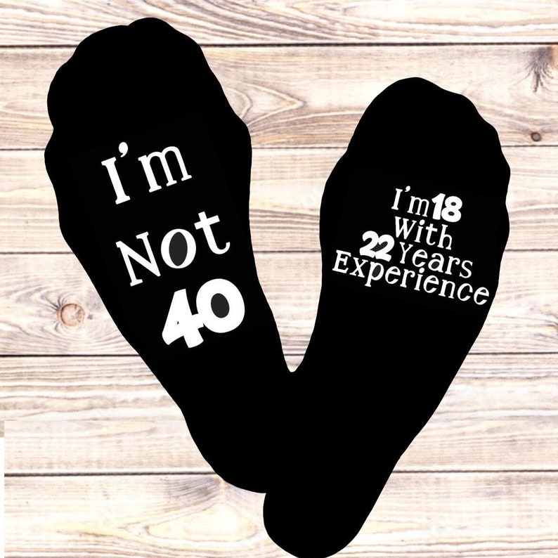 80th Birthday Socks, Gift For Dad, Mum, Grandad, Grandpa, Grandma, Novelty Gift For Men, For Women, Socks with Words