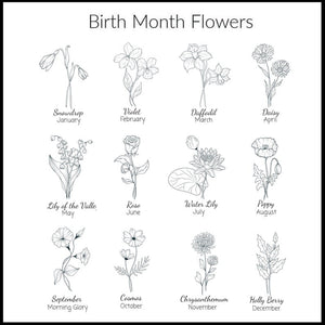 Birth Month Flower Blanket, Home Decor, Gift For Mothers Day,Aesthetic Unique Bedding,Mother Birthday Gift,Grandma Mothers Day,Gift For Wife